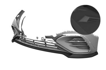 CSR Frontspoiler | Cup-Spoilerlippe mit ABE für Mercedes-Benz EQE V295 AMG / AMG-Line CSL828-S strukturiert schwarz matt (keine Lackierung erforderlich)