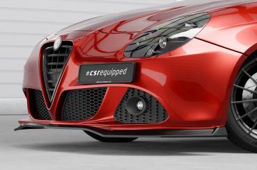 CSR Frontspoiler | Cup-Spoilerlippe mit ABE für Alfa Romeo Giulietta (Typ 940) CSL834-C Carbon Look Hochglanz (keine Lackierung erforderlich)