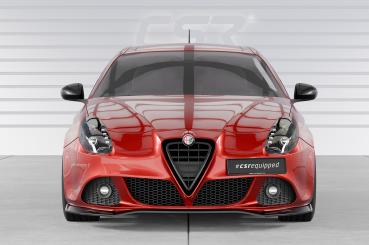 CSR Frontspoiler | Cup-Spoilerlippe mit ABE für Alfa Romeo Giulietta (Typ 940) CSL834-C Carbon Look Hochglanz (keine Lackierung erforderlich)