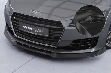CSR Frontspoiler | Cup-Spoilerlippe mit ABE für Audi TT FV/8S CSL835-G Glossy schwarz Hochglanz (keine Lackierung erforderlich)