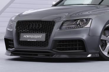 CSR Frontspoiler | Cup-Spoilerlippe mit ABE für Audi RS5 (8T) CSL837-C Carbon Look Hochglanz (keine Lackierung erforderlich)