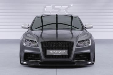 CSR Frontspoiler | Cup-Spoilerlippe mit ABE für Audi RS5 (8T) CSL837-C Carbon Look Hochglanz (keine Lackierung erforderlich)