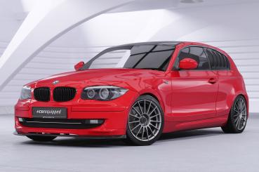 CSR Frontspoiler | Cup-Spoilerlippe mit ABE für BMW 1er E81 / E87 CSL841-G Glossy schwarz Hochglanz (keine Lackierung erforderlich)