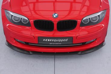 CSR Frontspoiler | Cup-Spoilerlippe mit ABE für BMW 1er E81 / E87 CSL841-G Glossy schwarz Hochglanz (keine Lackierung erforderlich)