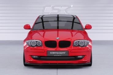 CSR Frontspoiler | Cup-Spoilerlippe mit ABE für BMW 1er E81 / E87 CSL841-G Glossy schwarz Hochglanz (keine Lackierung erforderlich)
