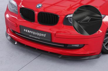 CSR Frontspoiler | Cup-Spoilerlippe mit ABE für BMW 1er E81 / E87 CSL841-G Glossy schwarz Hochglanz (keine Lackierung erforderlich)