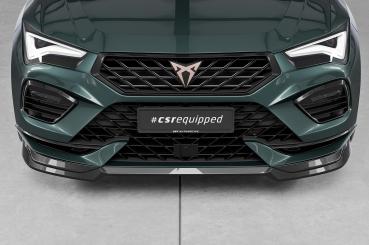 CSR Frontspoiler | Cup-Spoilerlippe mit ABE für Cupra Ateca (Typ 5FP, KH7) CSL842-C Carbon Look Hochglanz (keine Lackierung erforderlich)