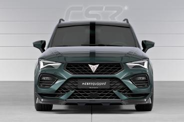 CSR Frontspoiler | Cup-Spoilerlippe mit ABE für Cupra Ateca (Typ 5FP, KH7) CSL842-C Carbon Look Hochglanz (keine Lackierung erforderlich)