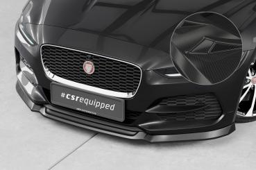 CSR Frontspoiler | Cup-Spoilerlippe mit ABE für Jaguar XE (X760) CSL845-C Carbon Look Hochglanz (keine Lackierung erforderlich)