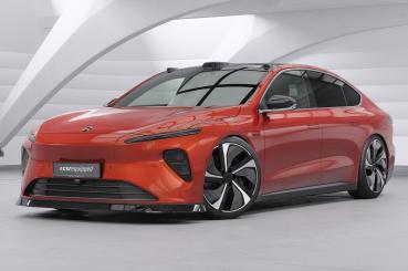 CSR Frontspoiler | Cup-Spoilerlippe mit ABE für Nio ET7 CSL847-S strukturiert schwarz matt (keine Lackierung erforderlich)