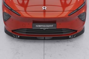 CSR Frontspoiler | Cup-Spoilerlippe mit ABE für Nio ET7 CSL847-S strukturiert schwarz matt (keine Lackierung erforderlich)