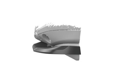 CSR Frontspoiler | Cup-Spoilerlippe mit ABE für Porsche Cayenne (Typ 9PA) CSL849-S strukturiert schwarz matt (keine Lackierung erforderlich)