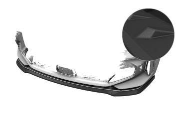 CSR Frontspoiler | Cup-Spoilerlippe mit ABE für Seat Arona FR CSL850-S strukturiert schwarz matt (keine Lackierung erforderlich)