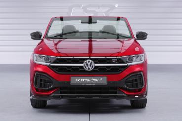 CSR Frontspoiler | Cup-Spoilerlippe mit ABE für VW T-Roc (A1) R-Line CSL851-G Glossy schwarz Hochglanz (keine Lackierung erforderlich)
