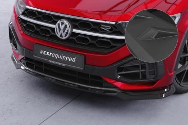 CSR Frontspoiler | Cup-Spoilerlippe mit ABE für VW T-Roc (A1) R-Line CSL851-L Lackierung erforderlich (unlackiert roh)