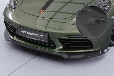 CSR Frontspoiler | Cup-Spoilerlippe mit ABE für Porsche 718 Boxster 982 / 718 Cayman 982 CSL853-L Lackierung erforderlich (unlackiert roh)