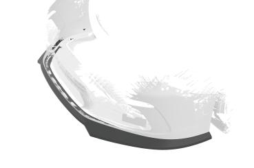CSR Frontspoiler | Cup-Spoilerlippe mit ABE für Porsche 718 Boxster 982 / 718 Cayman 982 CSL853-L Lackierung erforderlich (unlackiert roh)