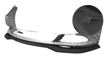 CSR Frontspoiler | Cup-Spoilerlippe mit ABE für BMW 6er E63 / E64 CSL854-L Lackierung erforderlich (unlackiert roh)