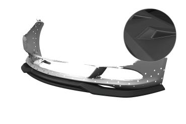 CSR Frontspoiler | Cup-Spoilerlippe mit ABE für BMW 6er E63 / E64 CSL856-L Lackierung erforderlich (unlackiert roh)