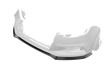 CSR Frontspoiler | Cup-Spoilerlippe mit ABE für Audi A3 8V CSL857-C Carbon Look Hochglanz (keine Lackierung erforderlich)