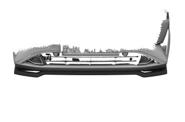 CSR Frontspoiler | Cup-Spoilerlippe mit ABE für Nissan Qashqai (J12) CSL866-C Carbon Look Hochglanz (keine Lackierung erforderlich)