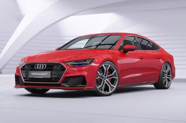 CSR Frontspoiler | Cup-Spoilerlippe mit ABE für Audi A7 / S7 C8 (Typ 4K/F2) CSL868-G Glossy schwarz Hochglanz (keine Lackierung erforderlich)