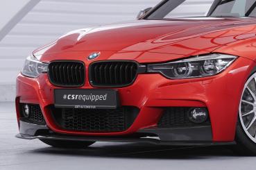 CSR Frontspoiler | Cup-Spoilerlippe mit ABE für BMW 3er F30 / F31 CSL871-S strukturiert schwarz matt (keine Lackierung erforderlich)