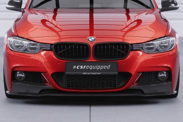 CSR Frontspoiler | Cup-Spoilerlippe mit ABE für BMW 3er F30 / F31 CSL871-S strukturiert schwarz matt (keine Lackierung erforderlich)