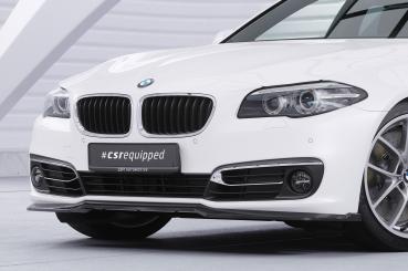 CSR Frontspoiler | Cup-Spoilerlippe mit ABE für BMW 5er F10 / F11 CSL872-C Carbon Look Hochglanz (keine Lackierung erforderlich)