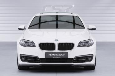 CSR Frontspoiler | Cup-Spoilerlippe mit ABE für BMW 5er F10 / F11 CSL872-C Carbon Look Hochglanz (keine Lackierung erforderlich)