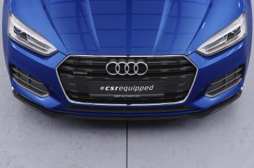 CSR Frontspoiler | Cup-Spoilerlippe mit ABE für Audi A5 (F5) CSL873-G Glossy schwarz Hochglanz (keine Lackierung erforderlich)