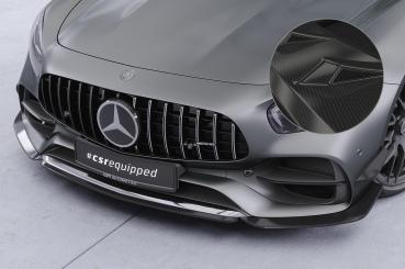 CSR Frontspoiler | Cup-Spoilerlippe mit ABE für Mercedes Benz AMG GT (190) CSL874-C Carbon Look Hochglanz (keine Lackierung erforderlich)