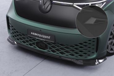 CSR Frontspoiler | Cup-Spoilerlippe mit ABE für VW ID. Buzz CSL875-S strukturiert schwarz matt (keine Lackierung erforderlich)