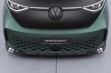 CSR Frontspoiler | Cup-Spoilerlippe mit ABE für VW ID. Buzz CSL875-C Carbon Look Hochglanz (keine Lackierung erforderlich)
