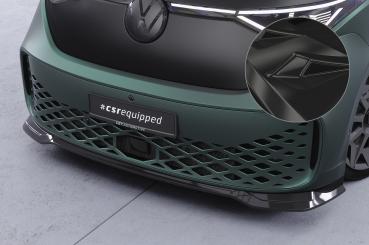 CSR Frontspoiler | Cup-Spoilerlippe mit ABE für VW ID. Buzz CSL875-G Glossy schwarz Hochglanz (keine Lackierung erforderlich)