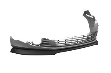 CSR Frontspoiler | Cup-Spoilerlippe mit ABE für VW Golf 6 (Typ 5K1) CSL877-C Carbon Look Hochglanz (keine Lackierung erforderlich)