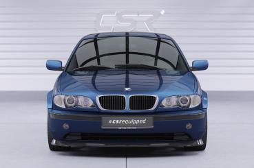 CSR Frontspoiler | Cup-Spoilerlippe mit ABE für BMW 3er E46 Limo / Touring CSL878-C Carbon Look Hochglanz (keine Lackierung erforderlich)