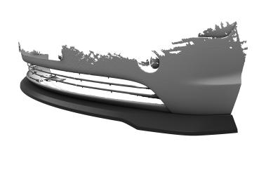 CSR Frontspoiler | Cup-Spoilerlippe mit ABE für BMW 3er E46 Limo / Touring CSL878-C Carbon Look Hochglanz (keine Lackierung erforderlich)