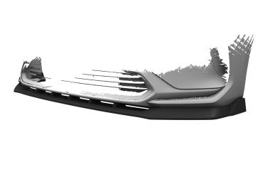 CSR Frontspoiler | Cup-Spoilerlippe mit ABE für Toyota bZ4X / Subaru Solterra CSL881-G Glossy schwarz Hochglanz (keine Lackierung erforderlich)