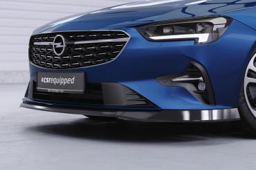 CSR Frontspoiler | Cup-Spoilerlippe mit ABE für Opel Insignia B CSL882-S strukturiert schwarz matt (keine Lackierung erforderlich)
