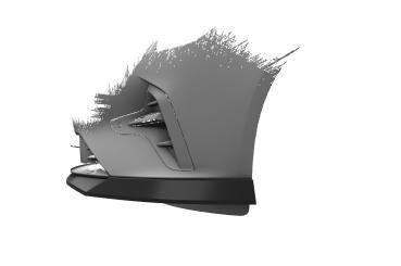 CSR Frontspoiler | Cup-Spoilerlippe mit ABE für Opel Insignia B CSL882-S strukturiert schwarz matt (keine Lackierung erforderlich)