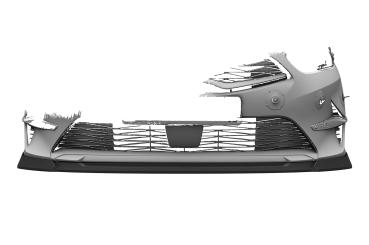 CSR Frontspoiler | Cup-Spoilerlippe mit ABE für Kia Ceed (CD) CSL883-S strukturiert schwarz matt (keine Lackierung erforderlich)