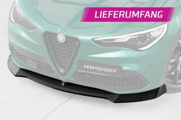 CSR Frontspoiler | Cup-Spoilerlippe mit ABE für Alfa Romeo Stelvio CSL886-L Lackierung erforderlich (unlackiert roh)
