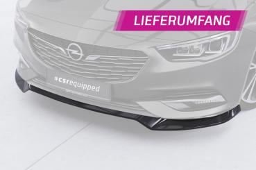 CSR Frontspoiler | Cup-Spoilerlippe mit ABE für Opel Insignia B CSL889-C Carbon Look Hochglanz (keine Lackierung erforderlich)