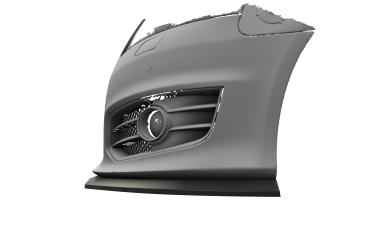 CSR Frontspoiler | Cup-Spoilerlippe mit ABE für Audi S3 (8P/8PA) CSL890-C Carbon Look Hochglanz (keine Lackierung erforderlich)