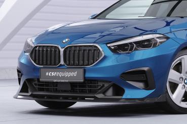 CSR Frontspoiler | Cup-Spoilerlippe mit ABE für BMW 2er F44 CSL891-C Carbon Look Hochglanz (keine Lackierung erforderlich)