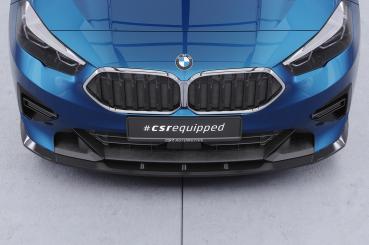 CSR Frontspoiler | Cup-Spoilerlippe mit ABE für BMW 2er F44 CSL891-C Carbon Look Hochglanz (keine Lackierung erforderlich)