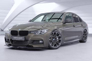 CSR Frontspoiler | Cup-Spoilerlippe mit ABE für BMW 3er F30 / F31 CSL892-C Carbon Look Hochglanz (keine Lackierung erforderlich)