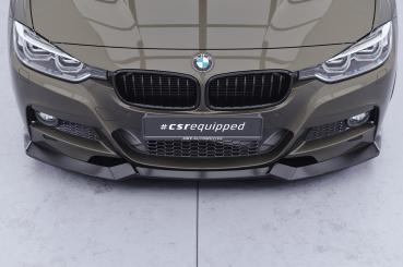 CSR Frontspoiler | Cup-Spoilerlippe mit ABE für BMW 3er F30 / F31 CSL892-C Carbon Look Hochglanz (keine Lackierung erforderlich)