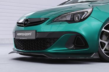 CSR Frontspoiler | Cup-Spoilerlippe mit ABE für Opel Astra J OPC CSL897-G Glossy schwarz Hochglanz (keine Lackierung erforderlich)